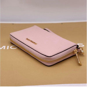 Michael Kors Jet Set Travel Wallet Phone Case Wristlet Pink